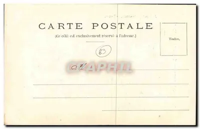 Pierrefeu (Var) — Rocher de Sainte-Croix — J. Maurel, fotógrafo-editor, Toulon, n°56 — Verso