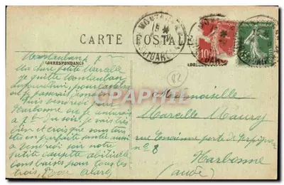Montauban — Préfecture du Tarn-et-Garonne — Achille Boris, photo Montanhan — Verso
