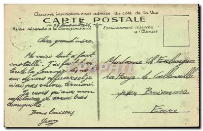 MOURMELON-le-GRAND — Vista geral (Campo de Châlons) — Livraria Militar Guérin — Verso