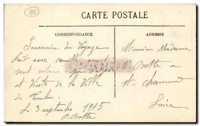 Toulon — Vista generale presa dal Mont-Faron — LL. — n°70 — Verso