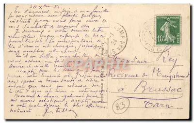 Saint-Maximin — Vue Générale prise de la Gare — éditeur Simon Fairs, n° 2429 — Rewers