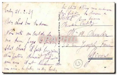 टूलोन - पैनोरमिक दृश्य साथ थिएटर, लिबर्टी के प्लेस, क्वई एवं सामान्य दृश्य - अज्ञात एडिटर — पीछे