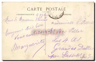 Mont-de-Marsan (Landes) — Vista pitoresca e Cachoeiras do Midou — Bromolypic Gaupeau, Langon (Gironde) — Verso