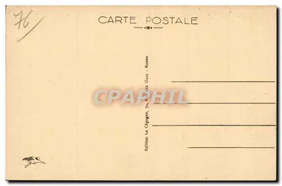 Rouen — Most Boieldieu — Wydawca La Cigogne, 74, Rue aux Ours - Rouen — Rewers