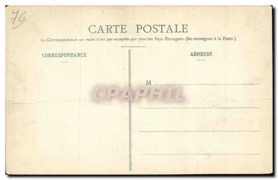 Stara domowa ulica St-Romain — Rouen — C. V. 327 — Rewers