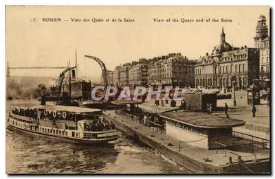 Rouen — Vues des Quais et de la Seine — Éditeur non identifié, n° 15