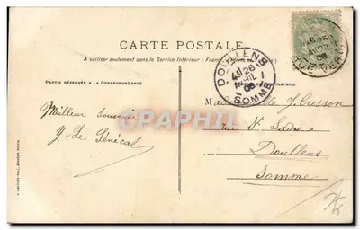 Rouen — miasto w czajniku — wydawca N. GECOURE-NOLL, Rouen, n°76 — Rewers