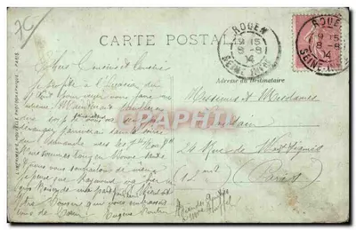Rouen — Plac Republiki — LL. — Rewers