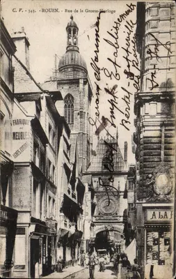 Rouen - Rue de la Grosse-Horloge — C. V. - 343