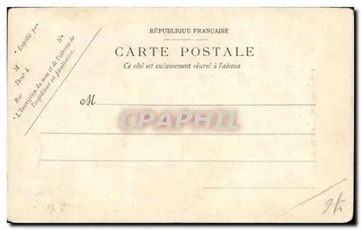 Velho Rouen — Rue Tirelmeceuil — E. Nicollé — Verso