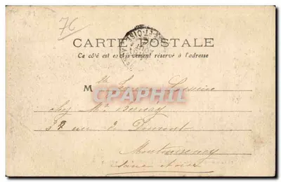 Saint-Valéry-en-Caux, a Praia — Seine-Inférieure - 147 — editor MTIC — Verso