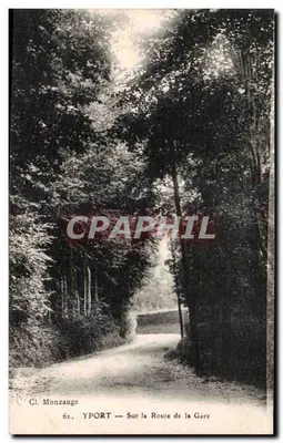 Yport — Na Estrada para a Estação — Cl. Monzauge