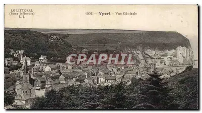 Yport — Vista Geral — LE LITTORAL (Seine-Inférieure) L. J.