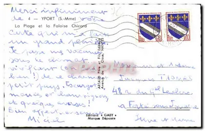 Gaby — Praia e falésia — Éditions Gaby — Verso