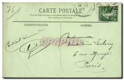Pourville — Il Ponte della Scie — LL. — 189 — Verso
