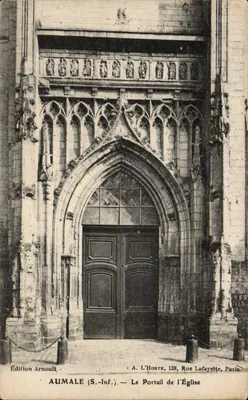 Aumale (Sul) — A Porta da Igreja — Edição Arnoult