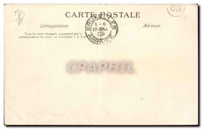 A Normandia — A "Bilhete postal antigo" 97. Env. de Elbeuf — Orival — Hameau du Gravier — Verso