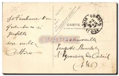 Strand von Saint-Germain-en-Laye — Badezeit — W.P. Paris, Nr. 48 — Rückseite