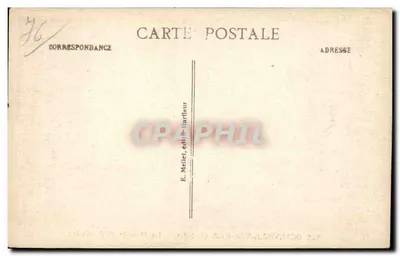 Octeville-sur-Mer (S.-Inf.) — Le Manoir (XVe siècle) — E. Nellel, n° 928 — Rewers