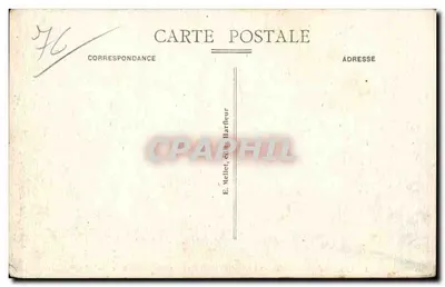 Environs de BOLBEC-NOINTOT (S.-Inf.) - Le Château de la Houssaye — E. Melle, éd. Barfleur — Verso