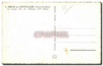 Abbaye de Montivilliers — Loggia Abbeszki (XV wiek) — Rewers