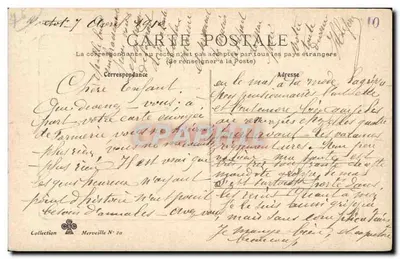 La Barque — Widok rzeki — Wydawca Yverdon, n° 10 — Rewers
