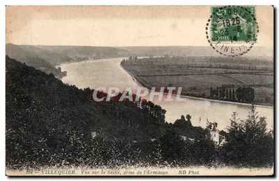 Villequier — Vista sobre a Seine, tirada do Ermitage — ND Fot. n°104