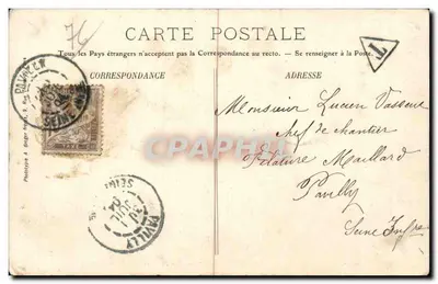 O Castelo Feudal de Rambures — Arredores de Blangy-sur-Bresle — Fototipia A. Berger, 9, Rue Tramway, Paris — Verso