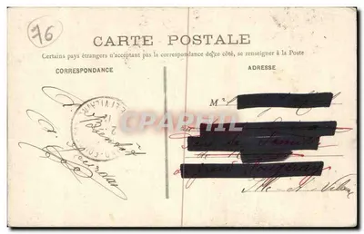 Castillo de Mesnières (S-Inf) — La Silla y los Asientos de la Capilla — Editor no identificado, n° de serie 10 — Reverso