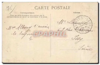 Grainval — A Descida ao Mar — L. J. — n° 406 — Verso