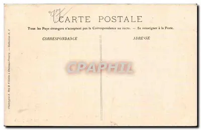 Coulommiers — Palacio de Justicia — Galeries Françaises, n° 2663 — Reverso