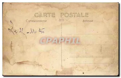 22ª Seção de Infantaria — Soldados em traje militar — Carta postal — Verso