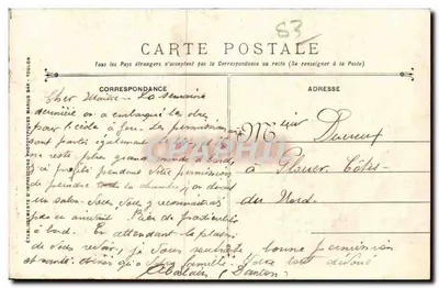 Toulon - Avenue Vauban — tramwaj i piesi — wydawca Marius Bar, n°54 — Rewers
