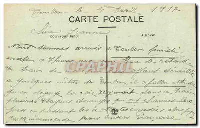 Toulon — Muzeum — B.C. — nr 156 — Rewers