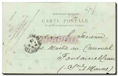 TOULON — Widok Małego Rangu — A. Bougault — Rewers
