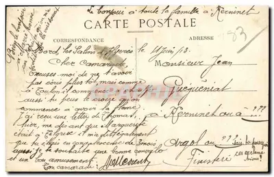 Toulon — Hospital Marítimo de Ste-Anne — B.C. — n°120 — Verso