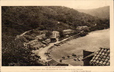 Porto natural — Ilha de Port-Cros (Var) — A Ilha Encantada (Claude Balyne)