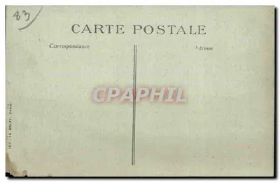 Hyères-les-Palmiers — Avenida das Palmeiras — Imp. Le Dbley, Paris — Verso