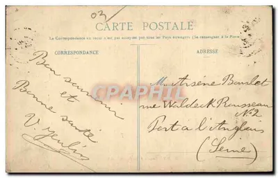 Vichy - Fonte da Grande-Grille — Editor P. B., Vichy — Verso