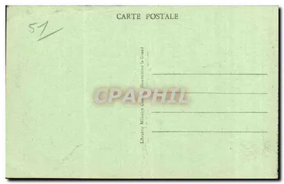 Campo de Chalons - O Quartel Nacional - Vista tirada de avião — Verso