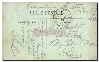Tours — Pomnik Descartesa, autor Nieuwerkerke — L1 — Rewers