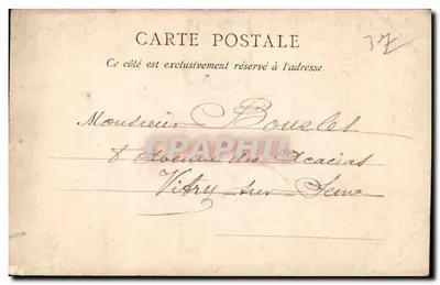 Tours — O Palácio de Justiça, o Hotel de Ville e o 3e Heurteloup — C L C — Verso