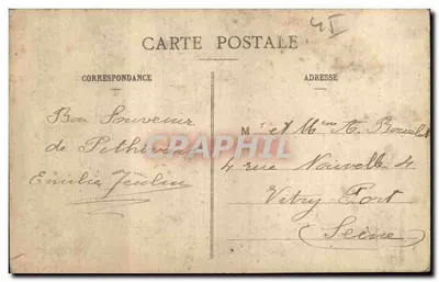 Pithiviers - A Nova Caixa de Economia — Libr. Louis Joly, Pithiviers — Verso