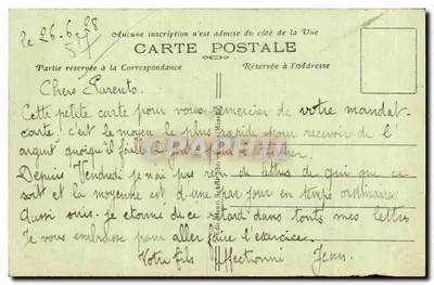 Bitche (Moselle) — Casa de Teyssier — editor anônimo, n°5 — Verso