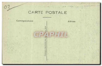 Chaun (Aisne) — Cidade totalmente destruída pelos Selvagens — Phot-Express, Visé Paris — Verso