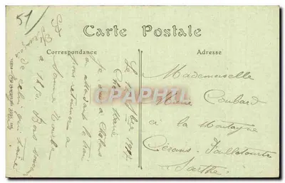 Châlons-sur-Marne — A Praça e o Hotel de Ville — ND. Phot. — Verso