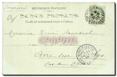 Boulogne-sur-Mer — La Porte des Dunes — LL. — Verso