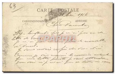 Issoire — Vista generale — Edizione Adrien Lenoir — Verso