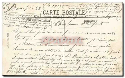 Tarbes — Plac Republiki — Hotel de Ville i nowa poczta — LL, n°70 — Rewers
