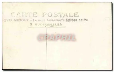 Żołnierz w mundurze — studio — wydawca Otto Midget, 6 filii — Rewers